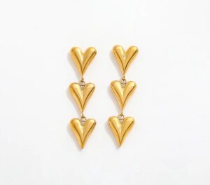 Triple Heart Danglers